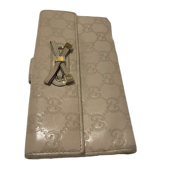 GUCCI GUCCISIMA PRINCY OFF WHITE CONTiNENTAL LONG WALLET - Picture 13 of 14